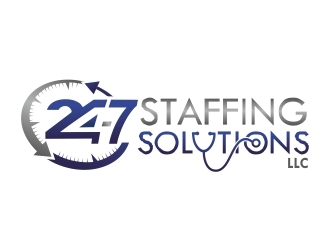 24 - 7 Staffing Solutions LLC logo design by ruki