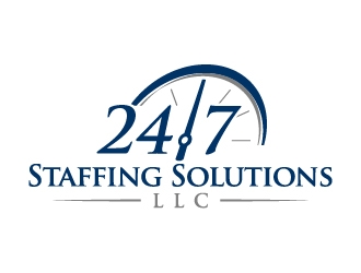 24 - 7 Staffing Solutions LLC logo design by karjen