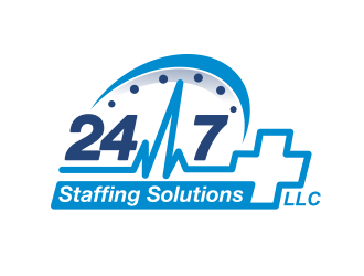 24 - 7 Staffing Solutions LLC logo design by serprimero