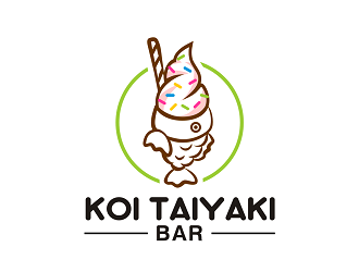 KOI TAIYAKI BAR logo design by haze
