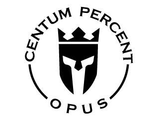 100% Work or One Hundred Percent Work logo design by gearfx