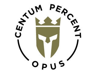 100% Work or One Hundred Percent Work logo design by gearfx