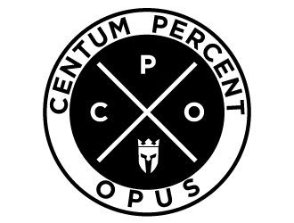 100% Work or One Hundred Percent Work logo design by gearfx