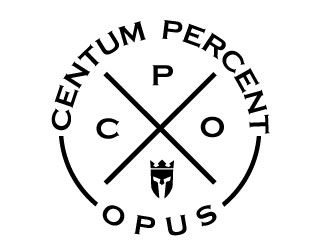 100% Work or One Hundred Percent Work logo design by gearfx