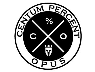 100% Work or One Hundred Percent Work logo design by gearfx