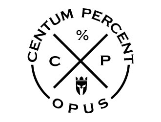 100% Work or One Hundred Percent Work logo design by gearfx