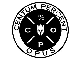 100% Work or One Hundred Percent Work logo design by gearfx