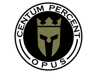 100% Work or One Hundred Percent Work logo design by gearfx