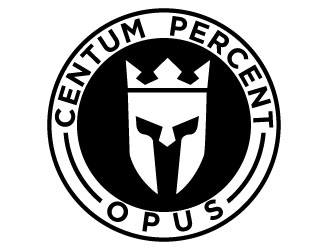 100% Work or One Hundred Percent Work logo design by gearfx