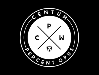 100% Work or One Hundred Percent Work logo design by ndaru