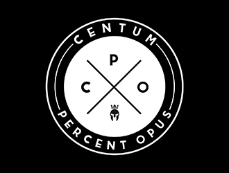 100% Work or One Hundred Percent Work logo design by ndaru