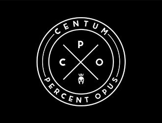 100% Work or One Hundred Percent Work logo design by ndaru