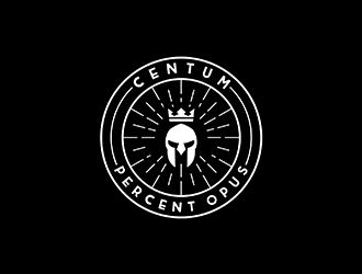 100% Work or One Hundred Percent Work logo design by ndaru