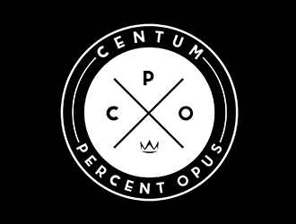 100% Work or One Hundred Percent Work logo design by ndaru