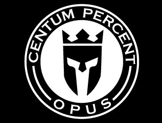 100% Work or One Hundred Percent Work logo design by gearfx