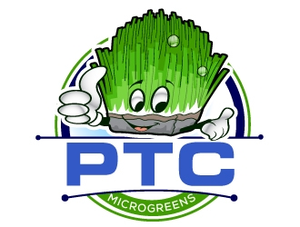 PTC Microgreens, LLC logo design by Suvendu
