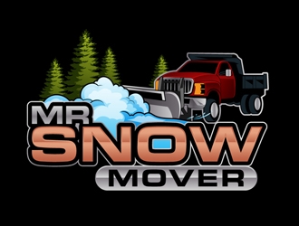 Mr Snow Mover logo design by DreamLogoDesign