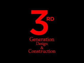 3rd Generation Design & Construction  logo design by treemouse