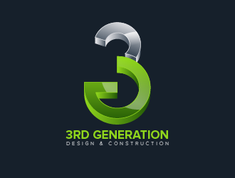 3rd Generation Design & Construction  logo design by czars