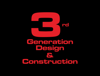 3rd Generation Design & Construction  logo design by luckyprasetyo