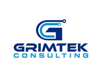 Grimtek Consulting logo design by pixalrahul