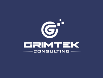 Grimtek Consulting logo design by YONK