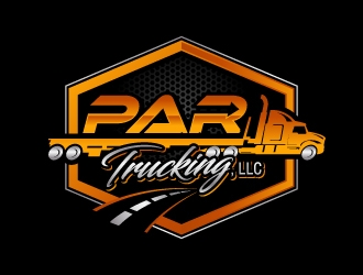PAR Trucking, LLC logo design by jaize
