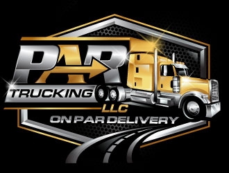 PAR Trucking, LLC logo design by Suvendu
