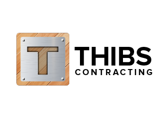 Thibs Contracting logo design by BeDesign