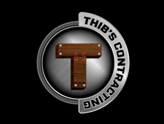 Thibs Contracting logo design by jaize
