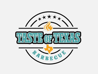 Taste of Texas Barbecue logo design by kunejo
