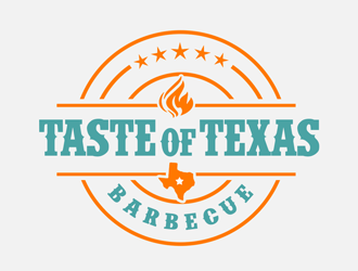 Taste of Texas Barbecue logo design by kunejo