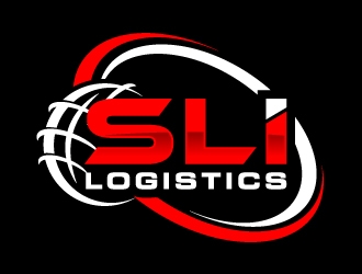 SLI Logistics logo design by jaize