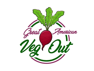Great American Veg Out logo design by PrimalGraphics