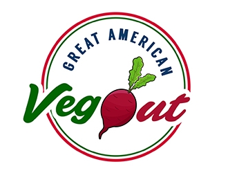 Great American Veg Out logo design by PrimalGraphics