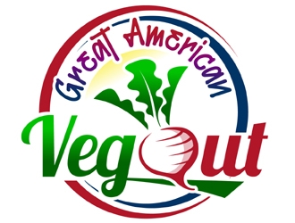 Great American Veg Out logo design by MAXR