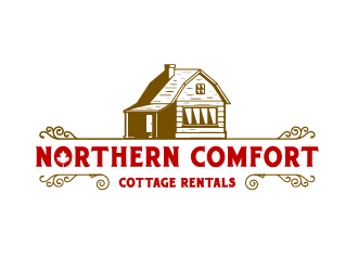 Northern Comfort Cottage Rentals logo design by Ultimatum