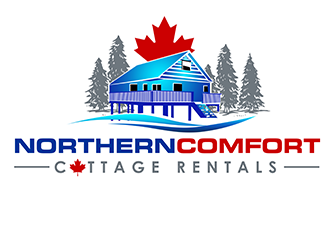 Northern Comfort Cottage Rentals logo design by 3Dlogos