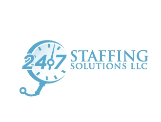 24 - 7 Staffing Solutions LLC logo design by NikoLai