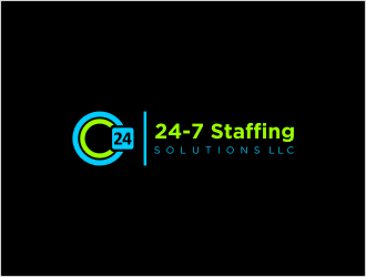 24 - 7 Staffing Solutions LLC logo design by bunda_shaquilla