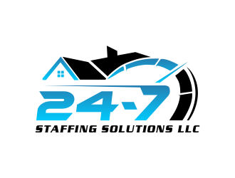 24 - 7 Staffing Solutions LLC logo design by akhi