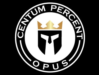 100% Work or One Hundred Percent Work logo design by gearfx