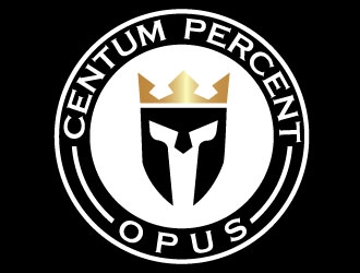 100% Work or One Hundred Percent Work logo design by gearfx