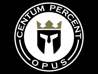 100% Work or One Hundred Percent Work logo design by gearfx