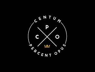 100% Work or One Hundred Percent Work logo design by ndaru