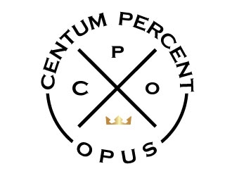 100% Work or One Hundred Percent Work logo design by gearfx