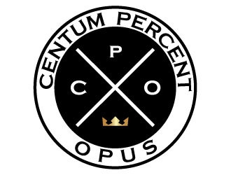 100% Work or One Hundred Percent Work logo design by gearfx