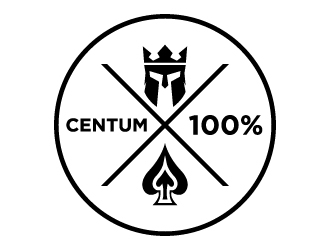 100% Work or One Hundred Percent Work logo design by MUSANG