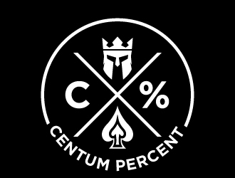 100% Work or One Hundred Percent Work logo design by MUSANG