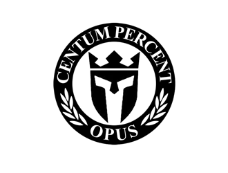 100% Work or One Hundred Percent Work logo design by kunejo